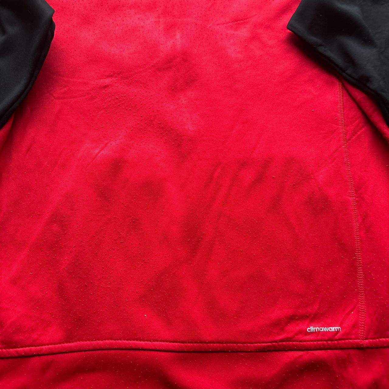 Black and red Adidas climawarm hoody
