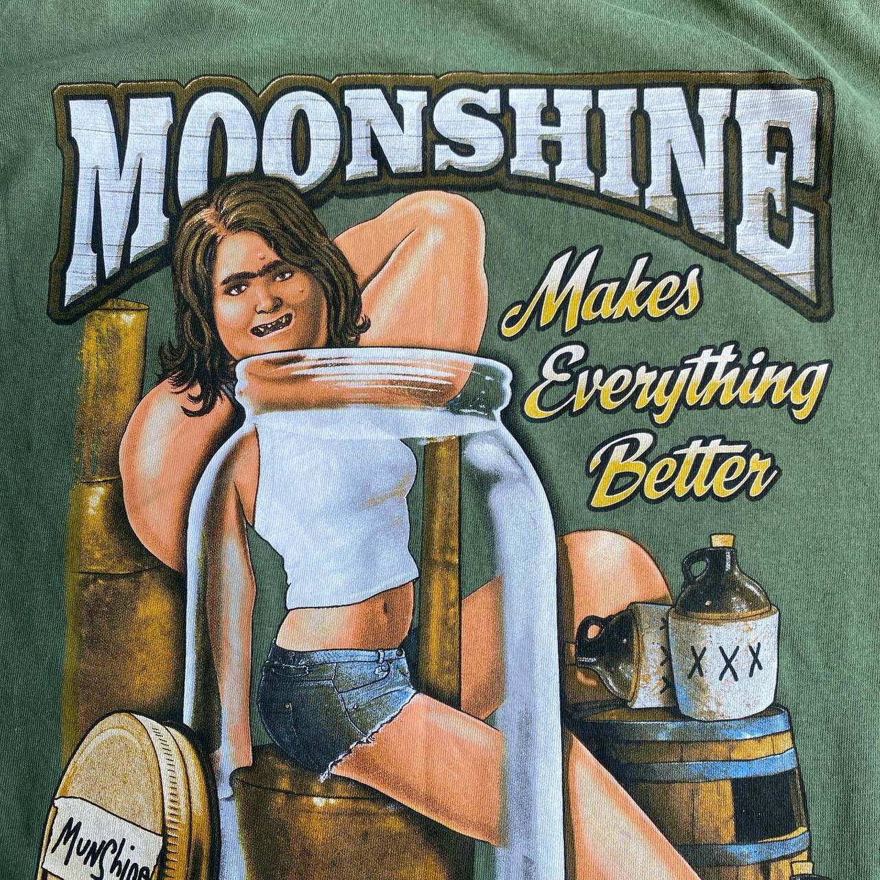 Green Moonshine Graphic Bar T-Shirt