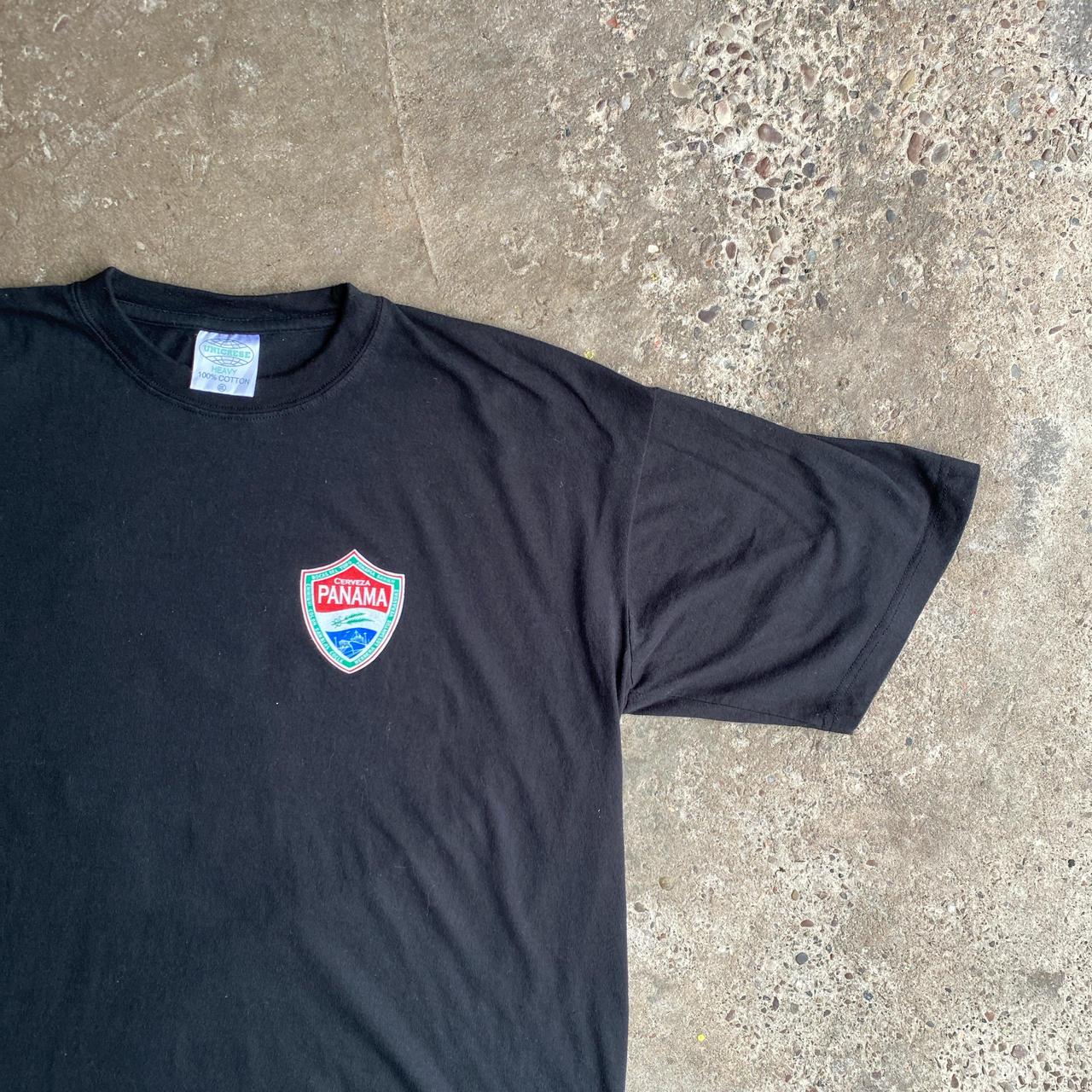 Black Beer Panama Graphic T-Shirt π΅π¦- 2XL