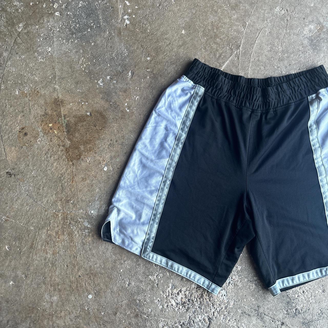 Black/Silver Nike Dri-Fit Basketball Shorts