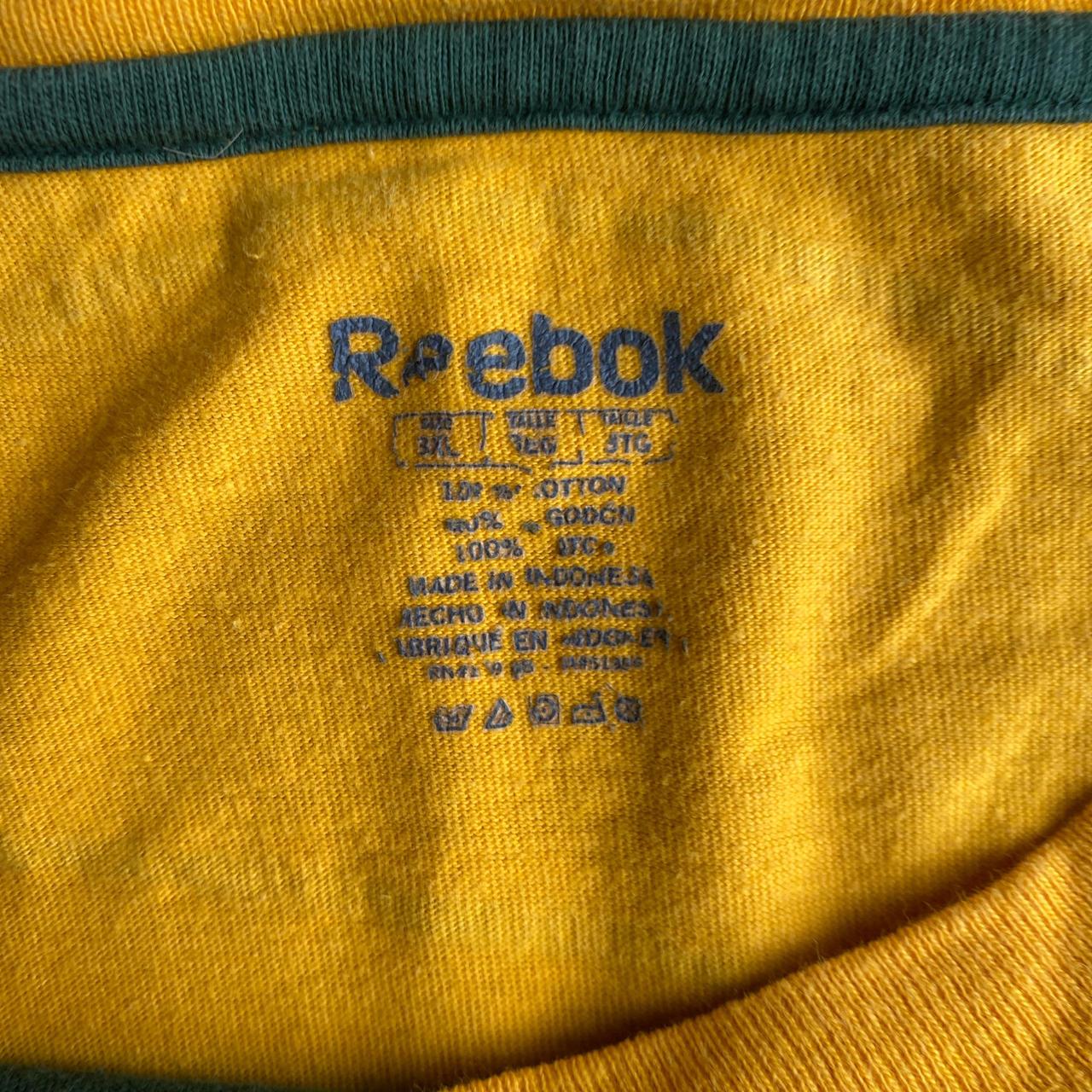 Green & Yellow Green Bay Packers Reebok T-Shirt - 3XL