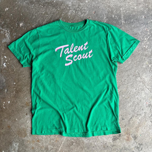 Green ‘Talent Scout’ single stitch t-shirt