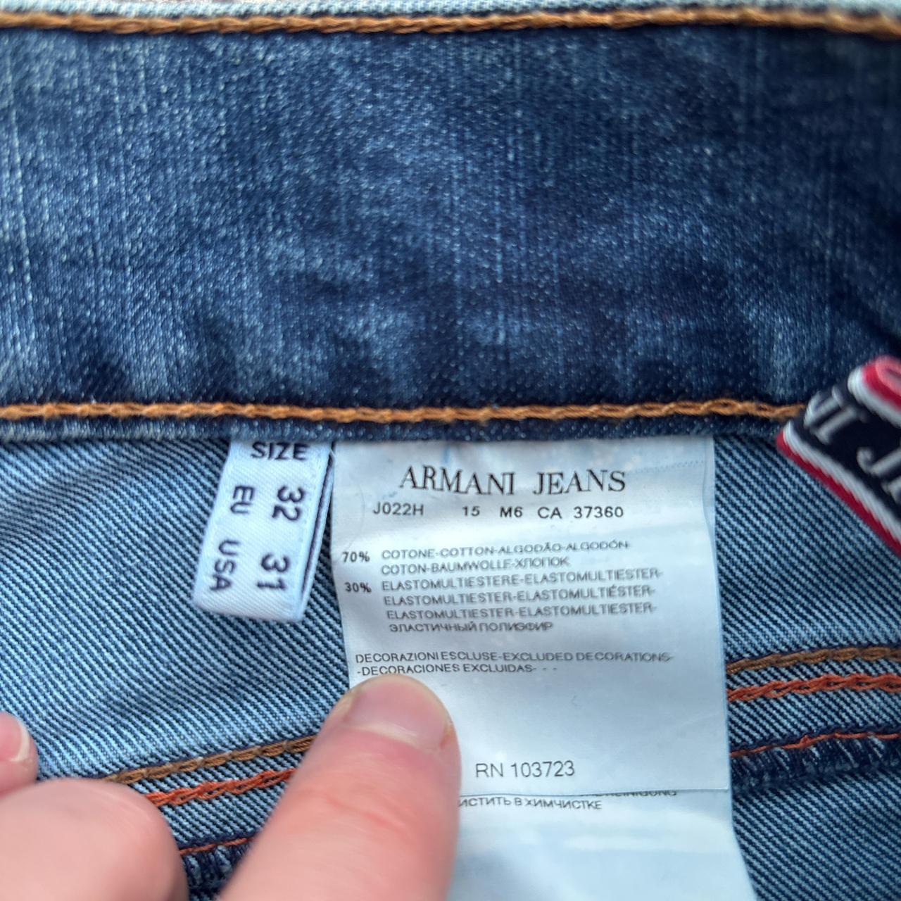 Armani Jeans Slim Fit Navy Denim Jeans | 31 Waist