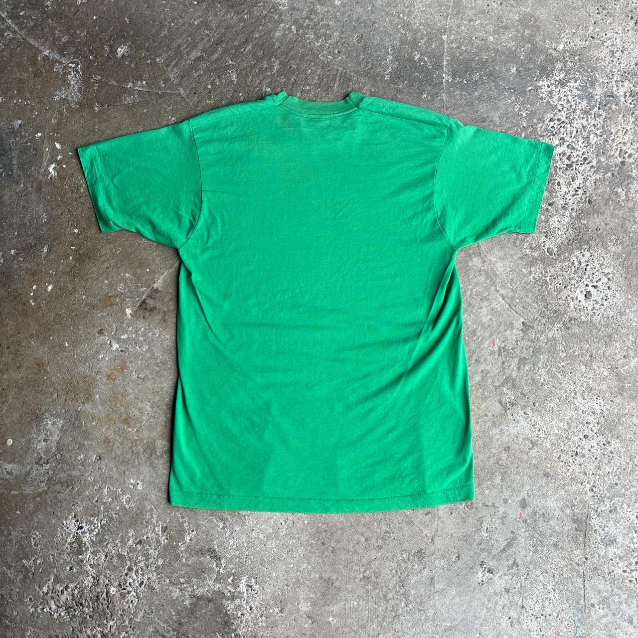 Green Vintage Single Stitch Graphic T-Shirt
