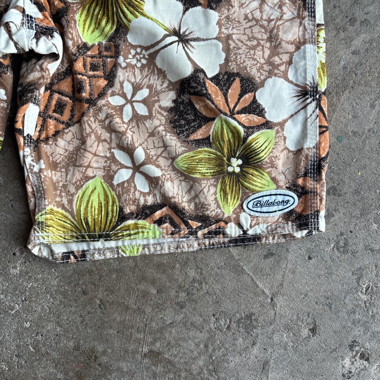 Multi-Coloured Flower Print Billabong Swim Shorts