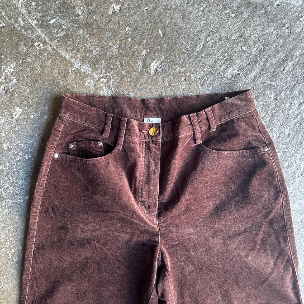Brown Velour Viyella Brown Trousers