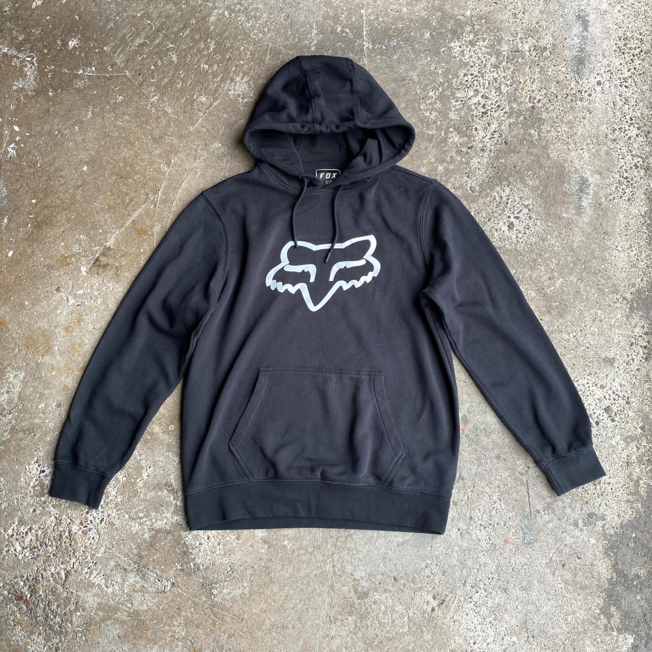 Black Fox Racing Drawstring Hoodie - M
