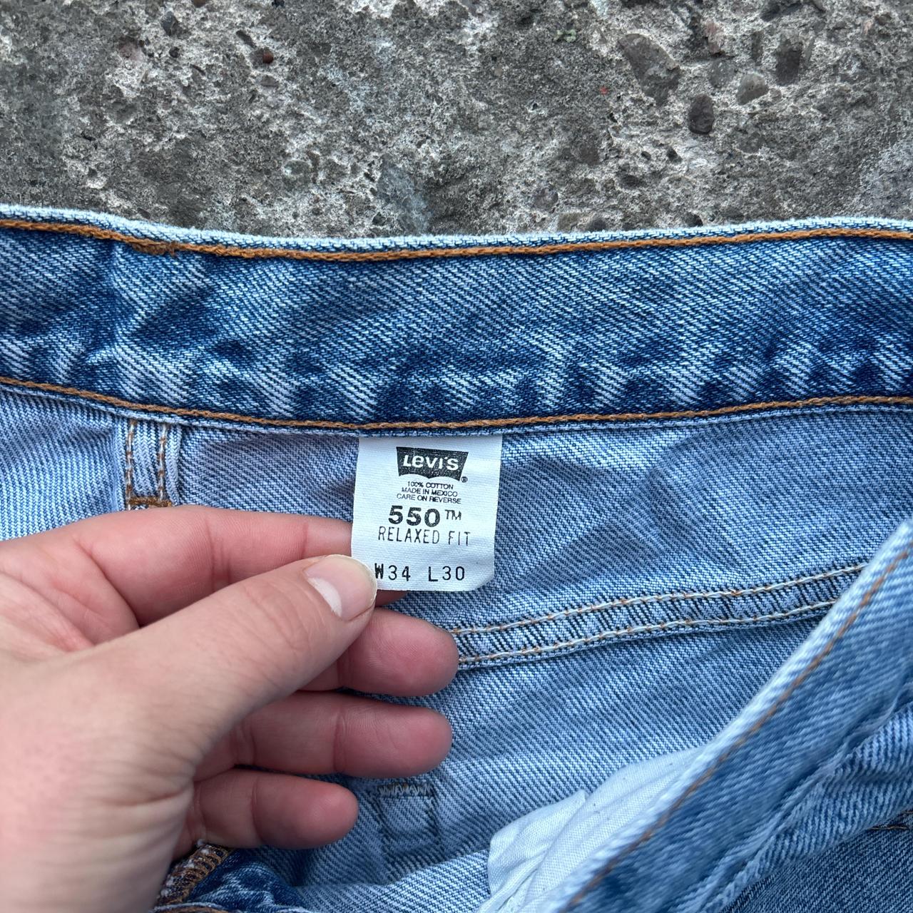 Vintage Light blue Levi’s 550 denim jeans