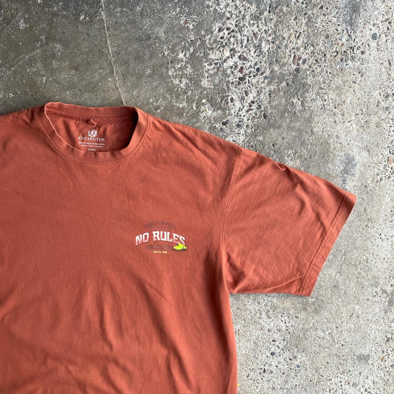 Peach Graphic Bar T-Shirt - XL