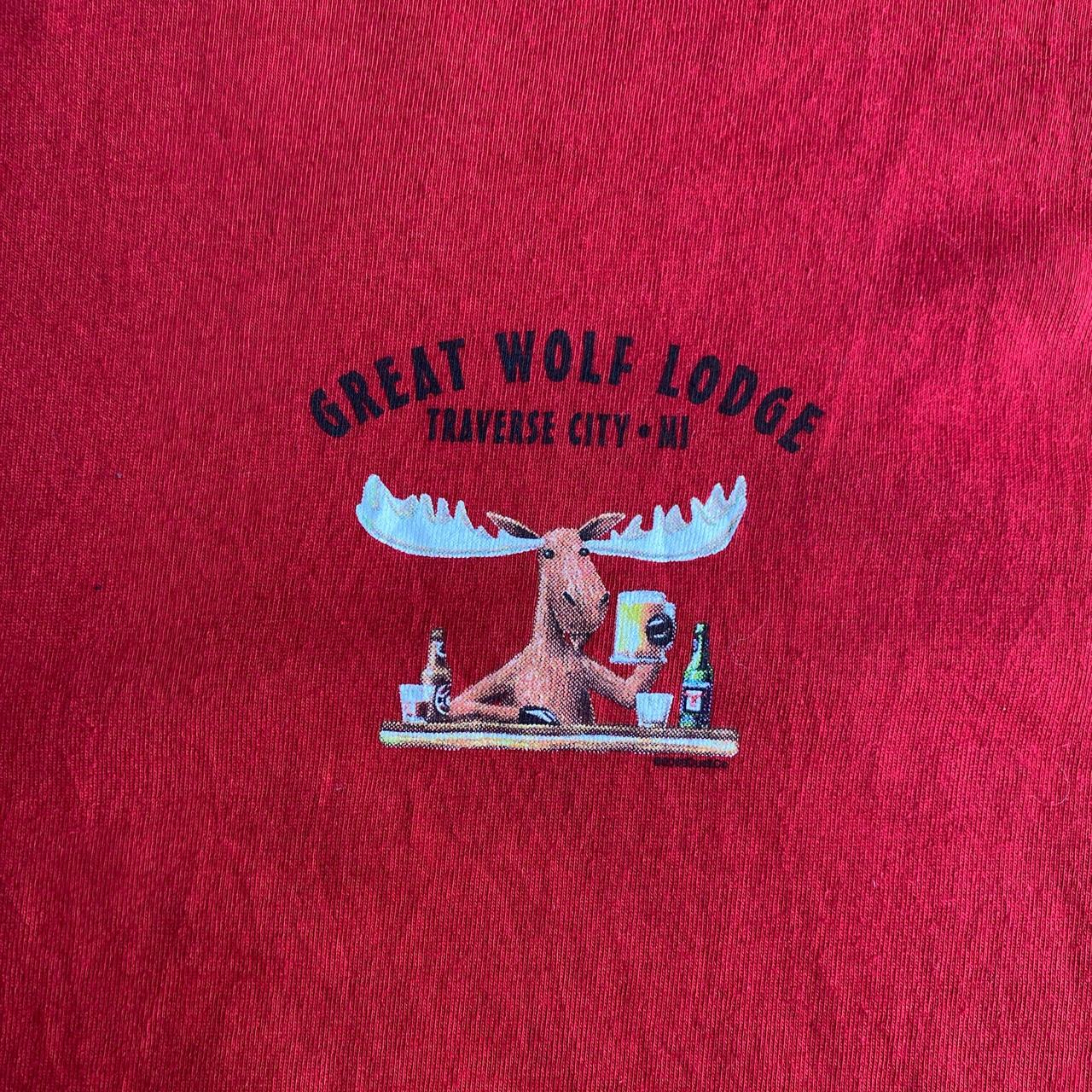 Red Graphic Bar T-Shirt - 2XL