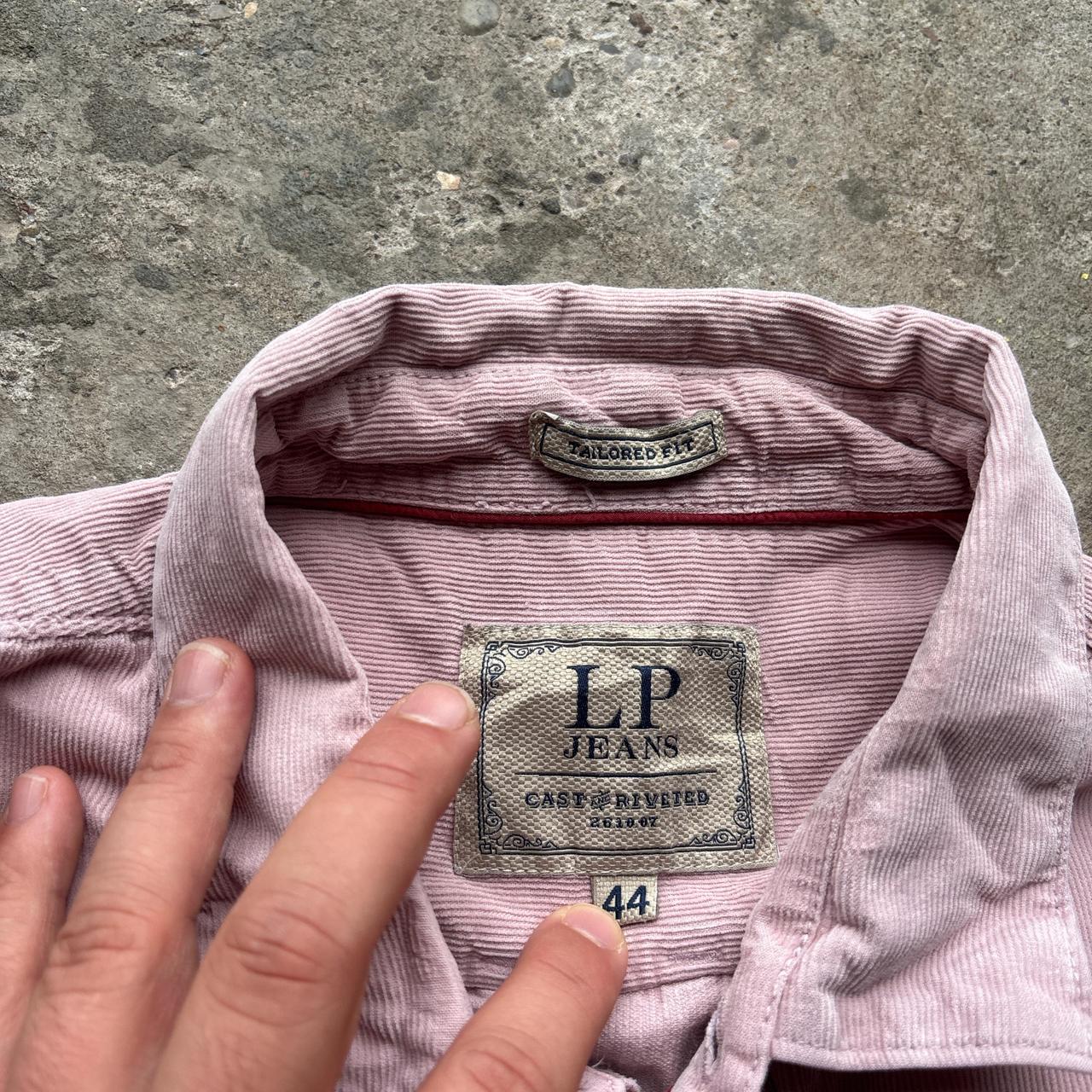 Pink corduroy shirt - L