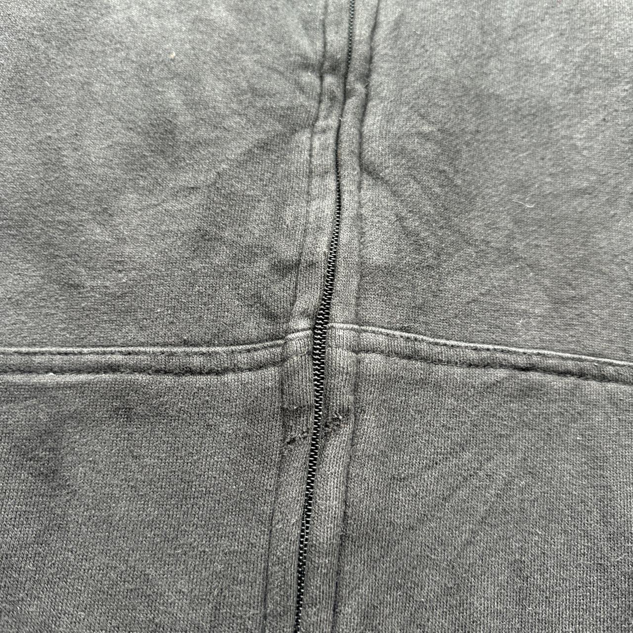 Black Zip up Starter hoody with embroidered logo