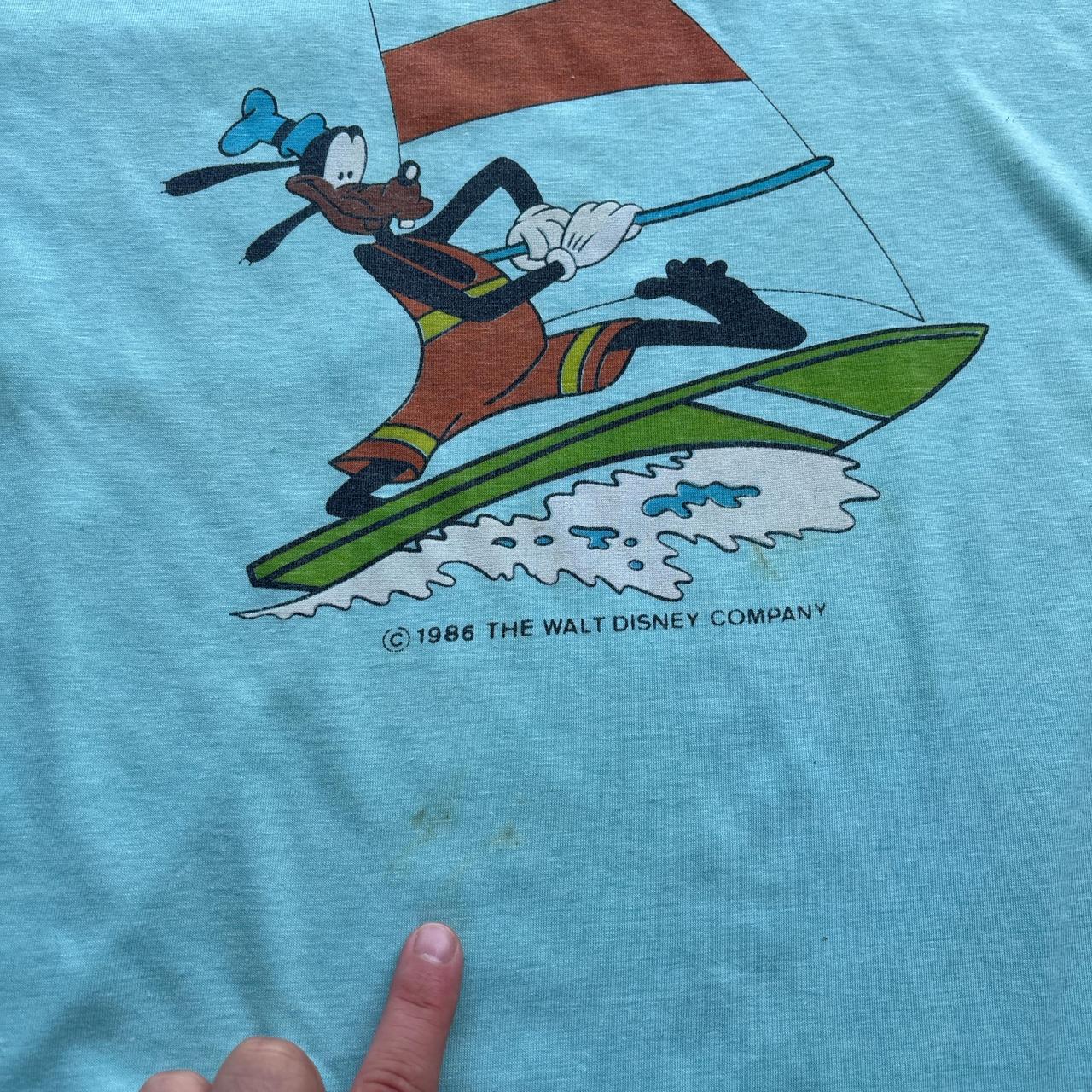 80s Adidas x Walt Disney pocket t-shirt - S