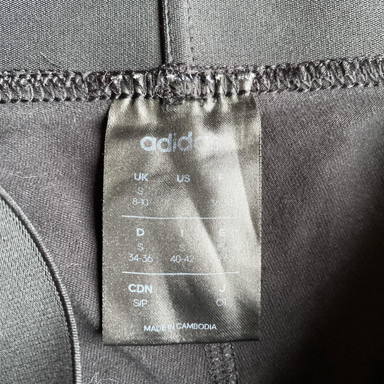 Black Adidas 3 Stripe Leggings - S (women’s)