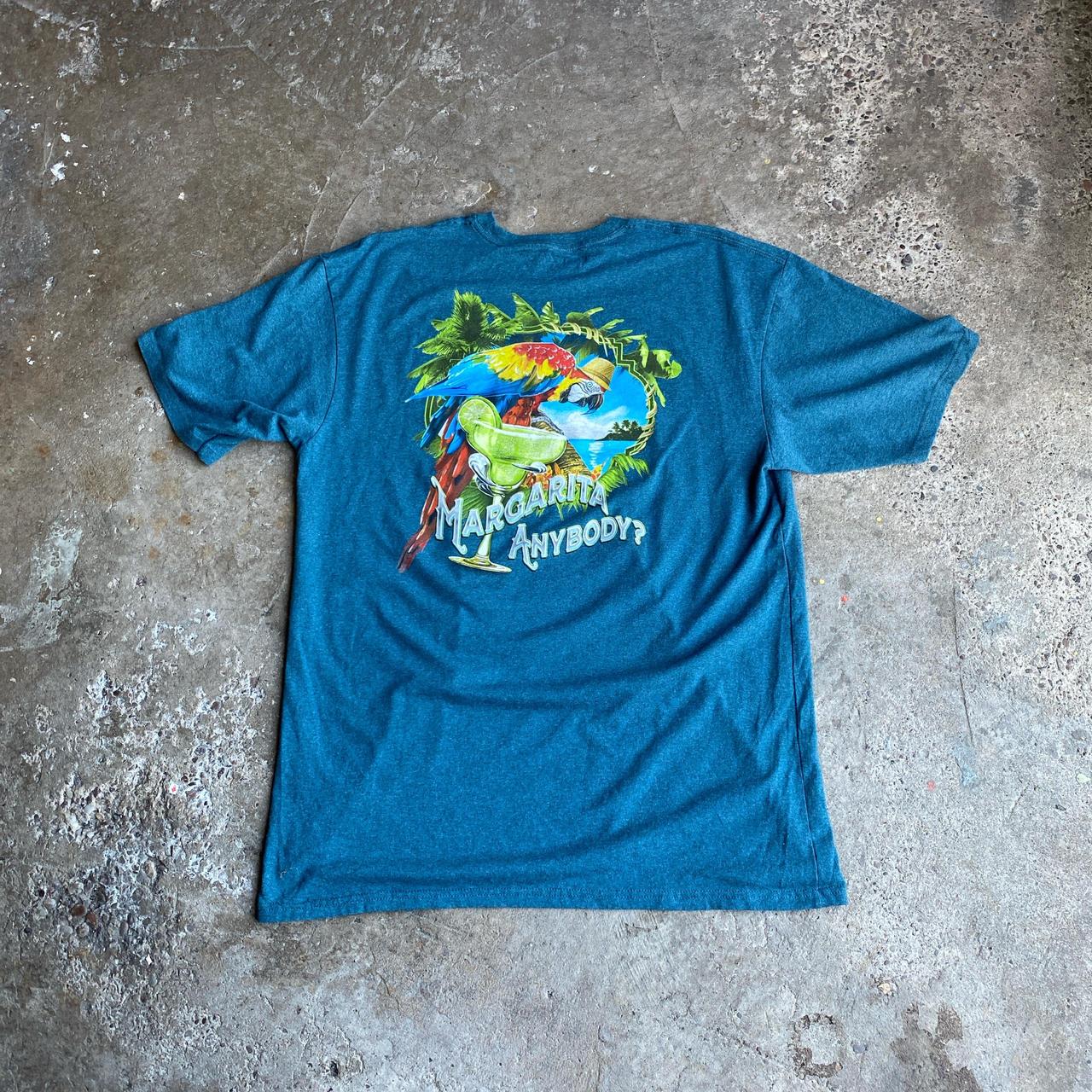Teal ‘Margarita Anybody?’ Funny Bar T-Shirt