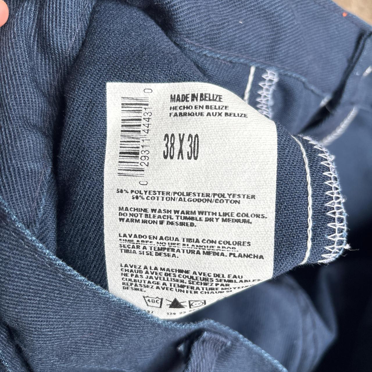 Navy Cotton/Polyester Dickies Trousers