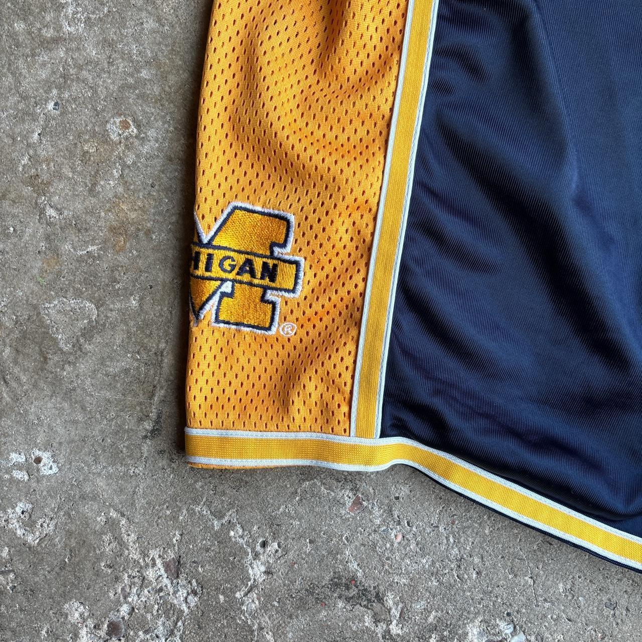 Navy & Yellow Michigan Basketball Shorts