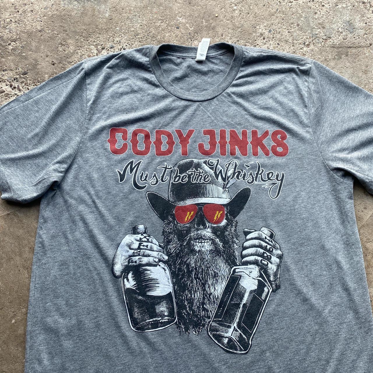 Grey ‘Cody Jinks’ graphic tee - XL