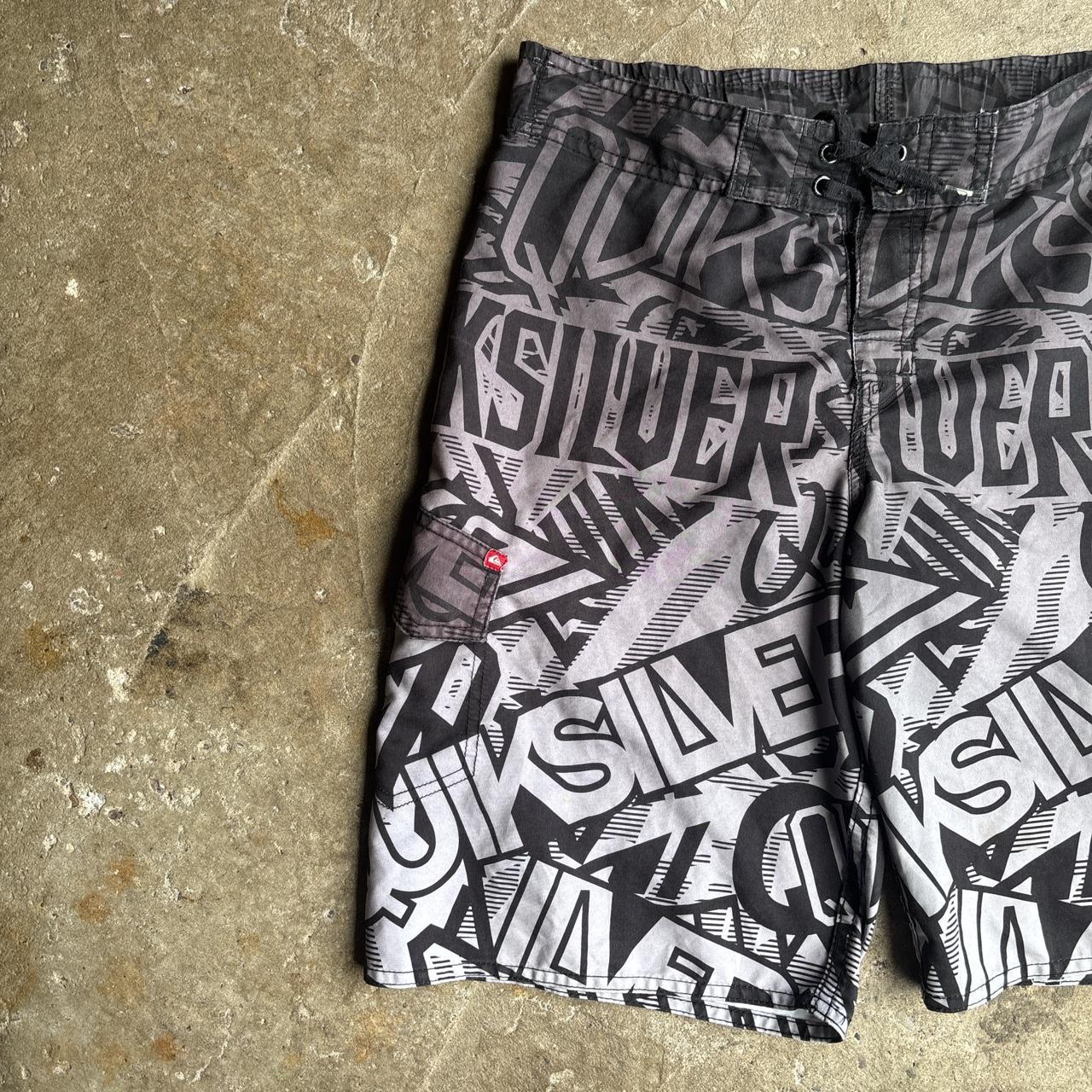 Black & Grey Quiksilver Board Shorts