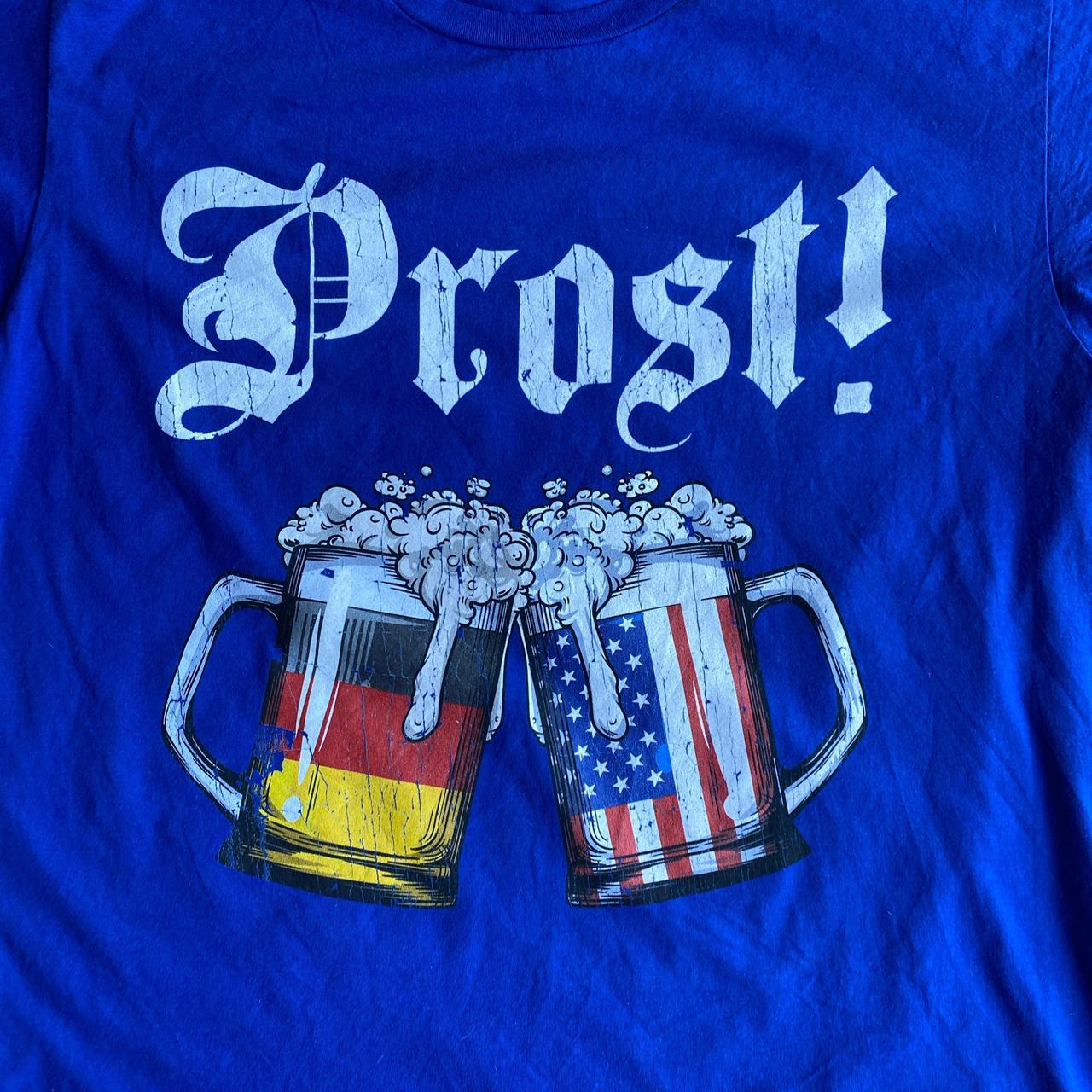 Blue ‘Prost’ Beer T-Shirt