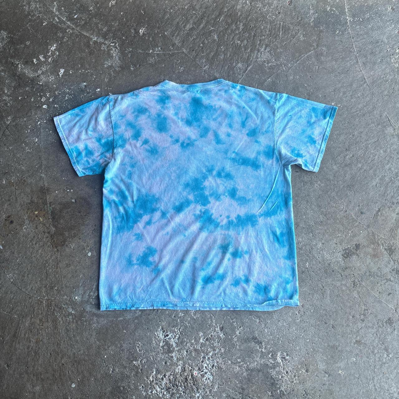 Liquid Blue Alice in the Wonderland Hookah Psychedelic Tie Dye T-shirt