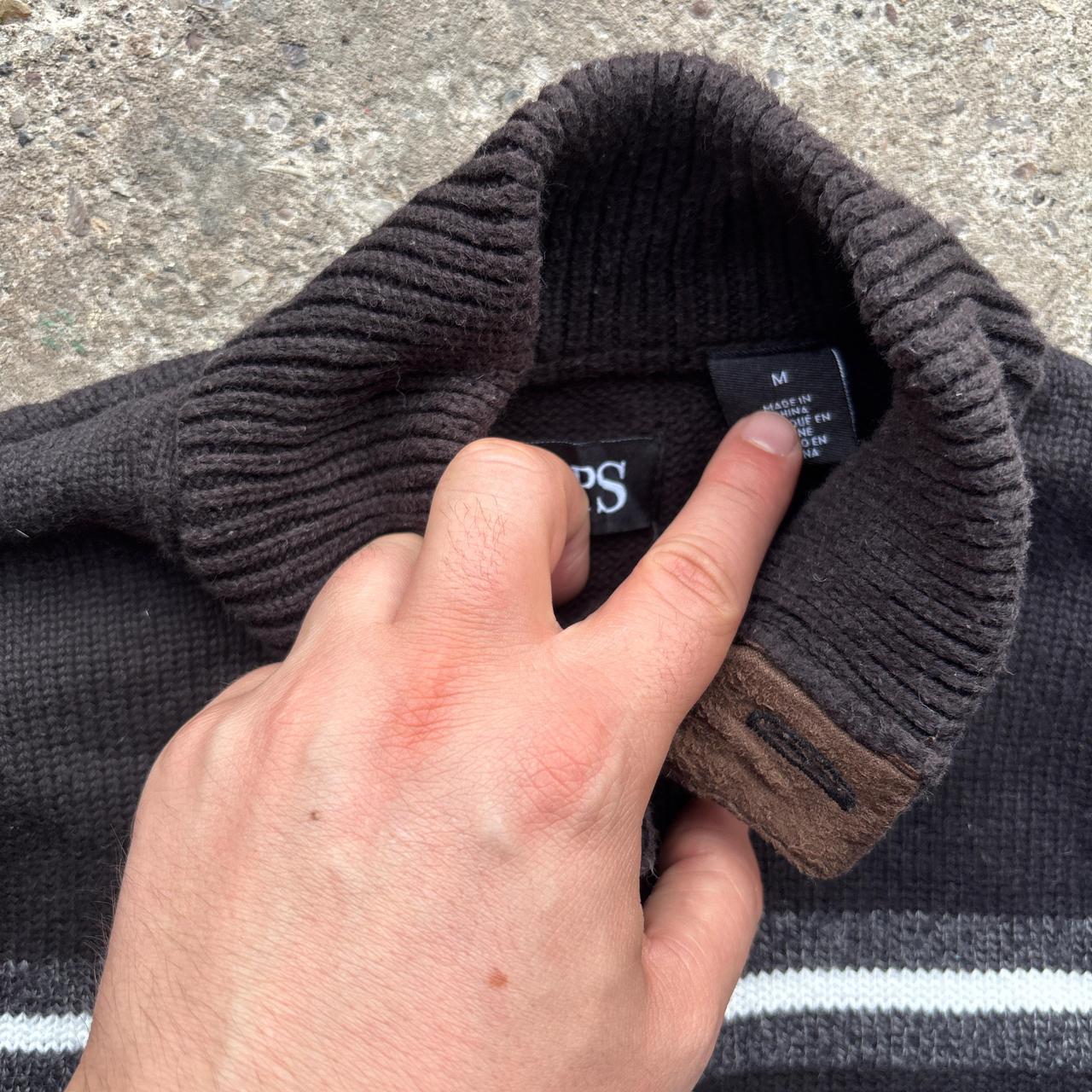 Vintage Grey Chaps knitted sweatshirt - M
