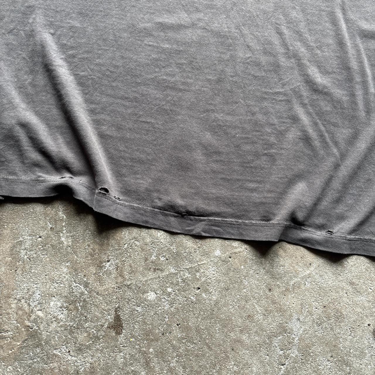 Brown Distressed Carhartt T-shirt - L