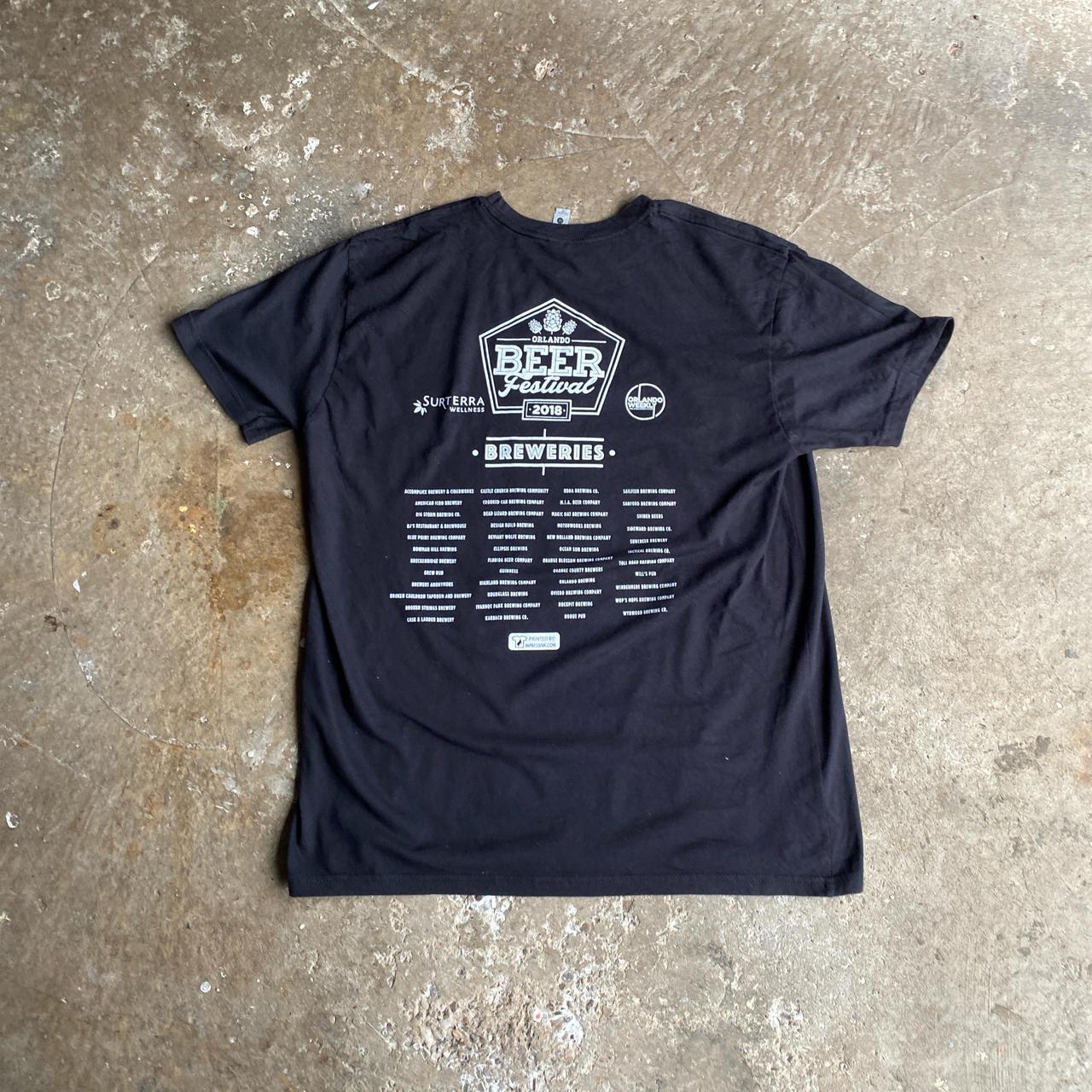 Black ‘Orlando Beer Festival 2018’ Bar T-Shirt