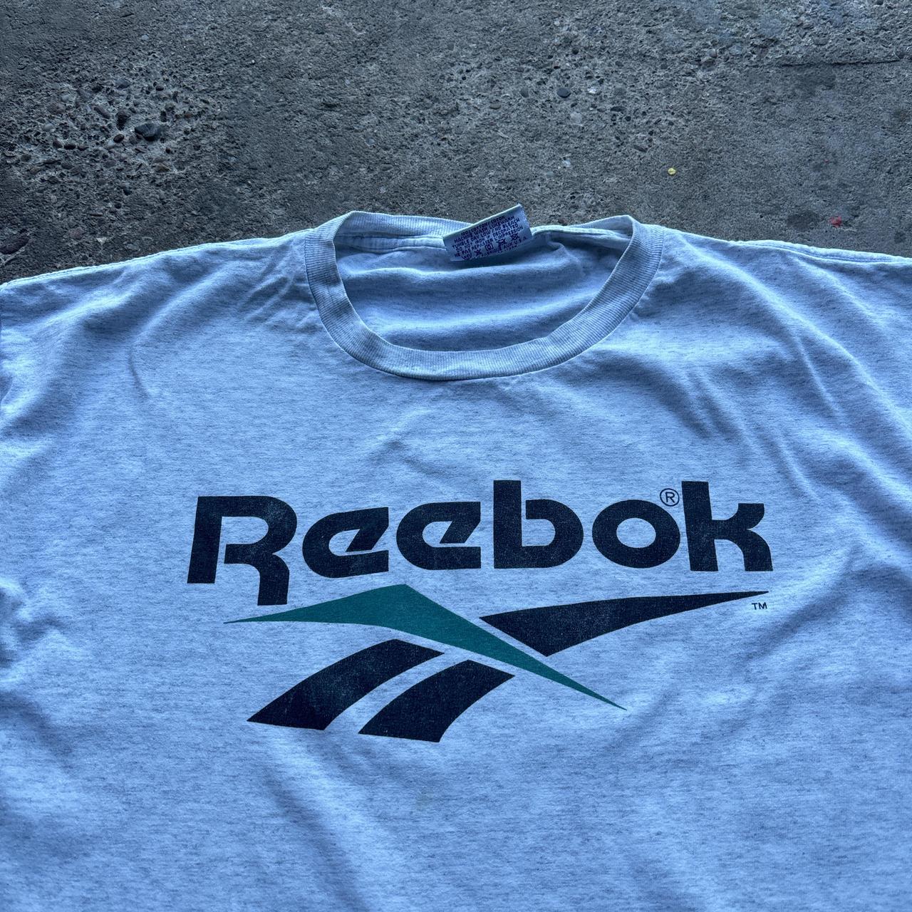 Vintage Grey Reebok t-shirt - XL