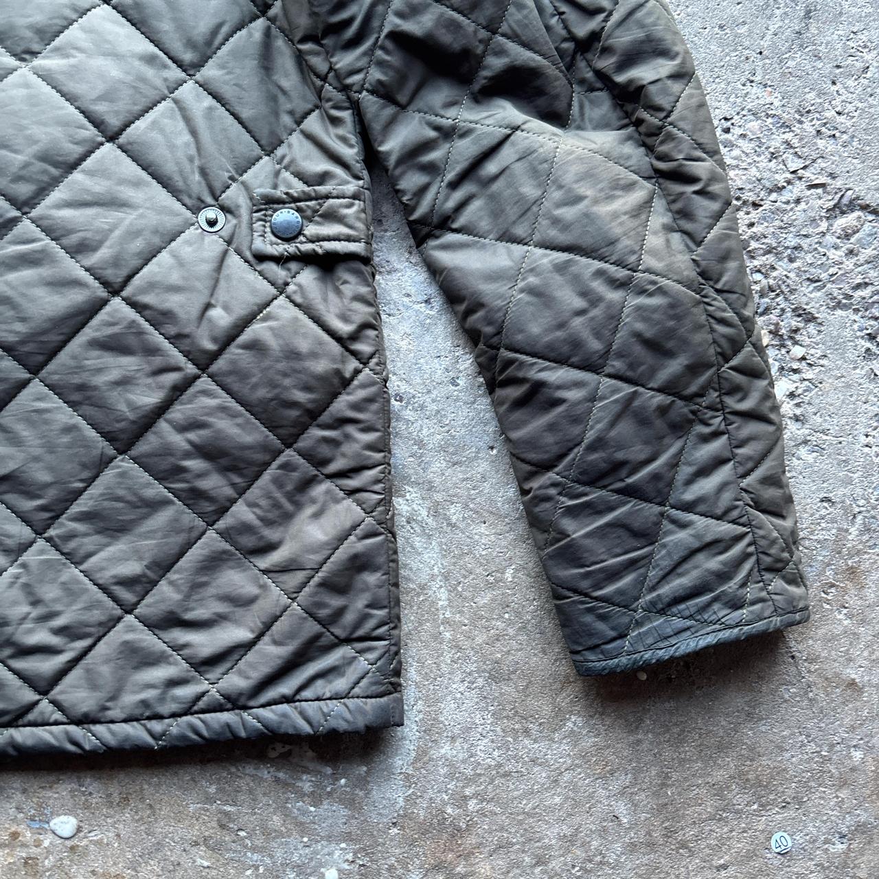 Green Barbour quilted jacket