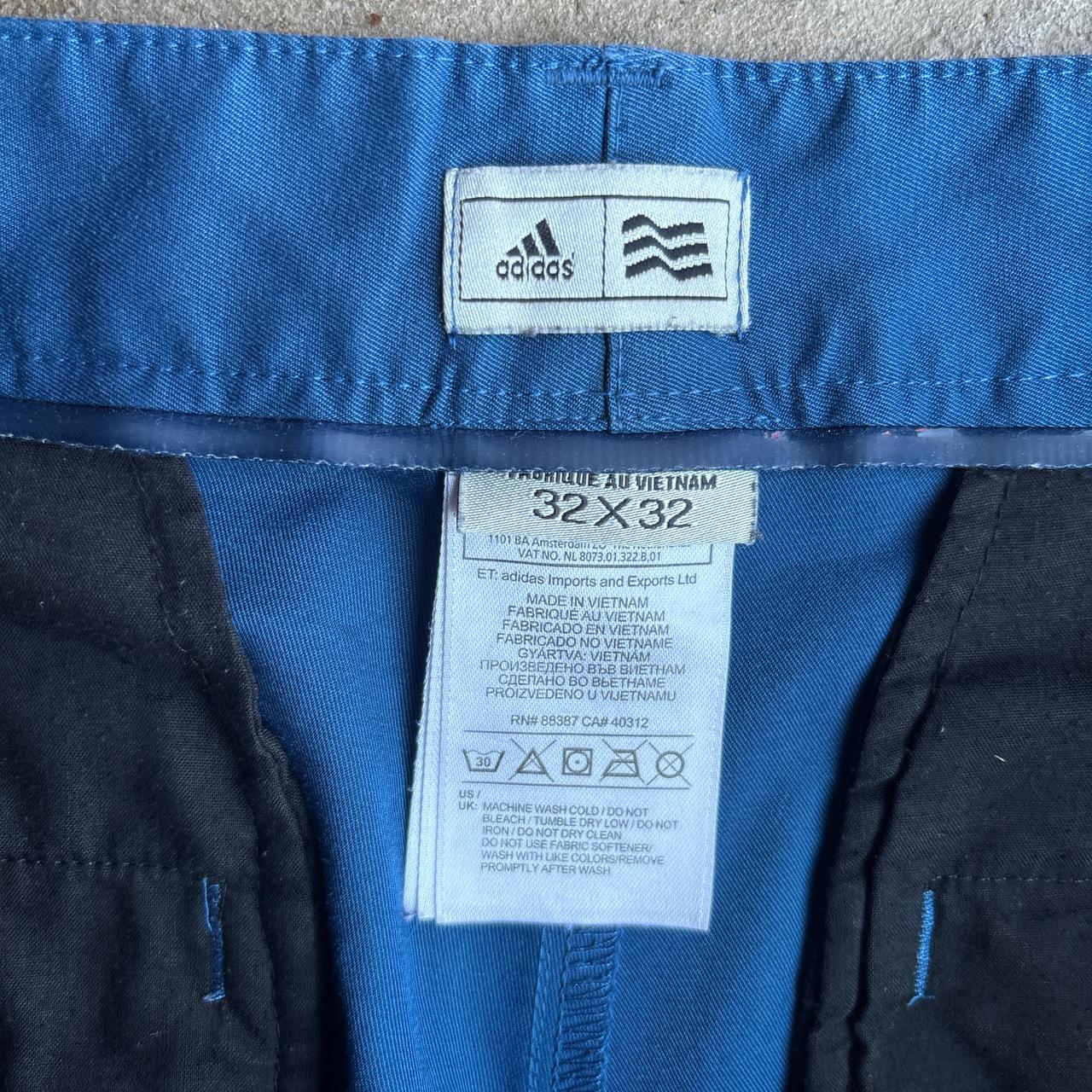 Blue Adidas Technical Golf Trousers