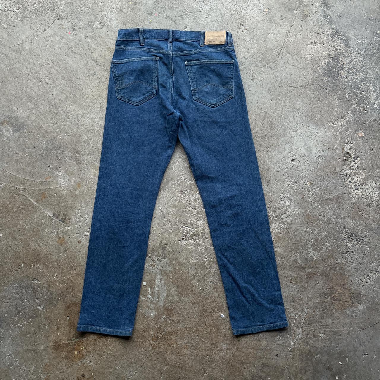 Blue Patagonia denim jeans
