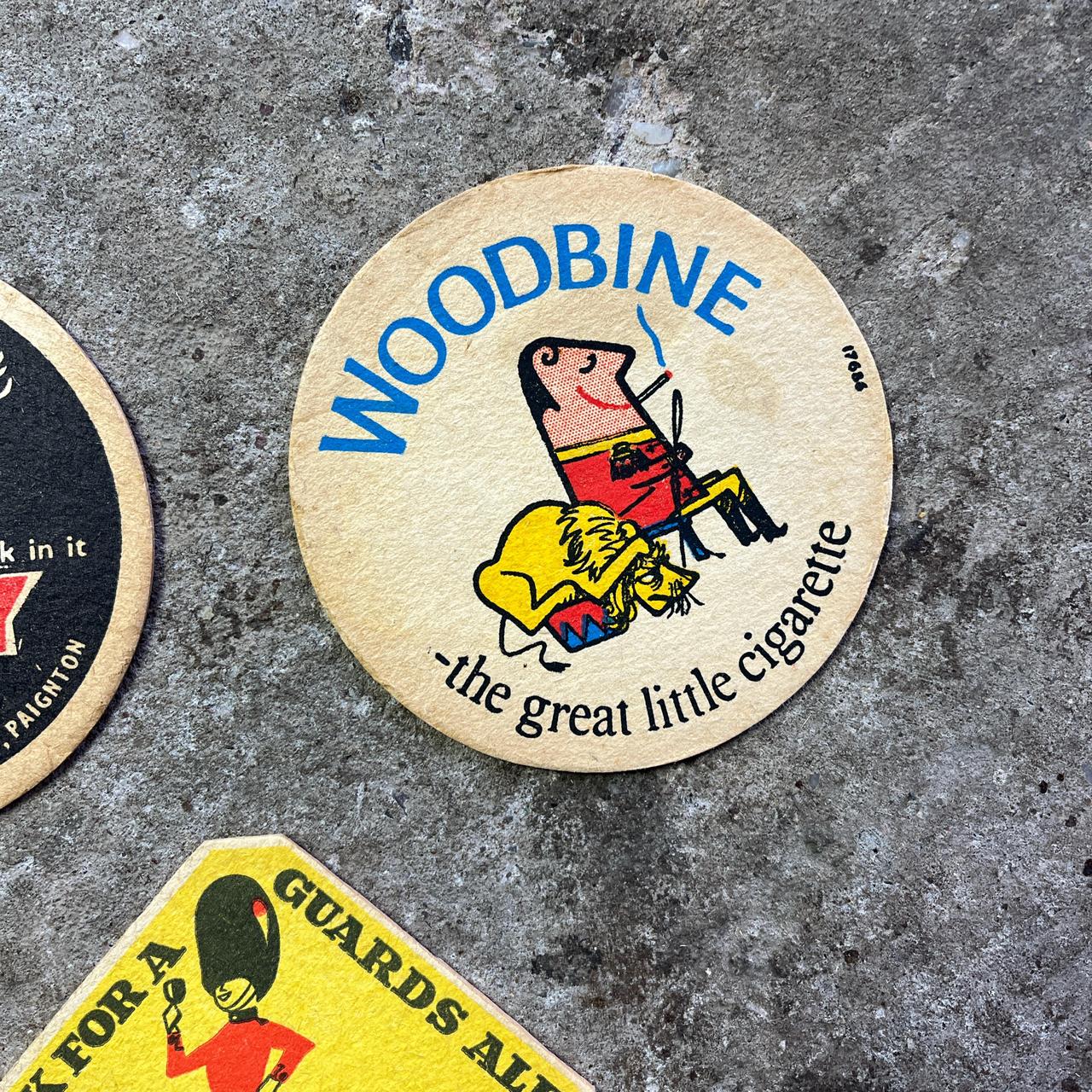 Vintage beer mat collection (group of 3)