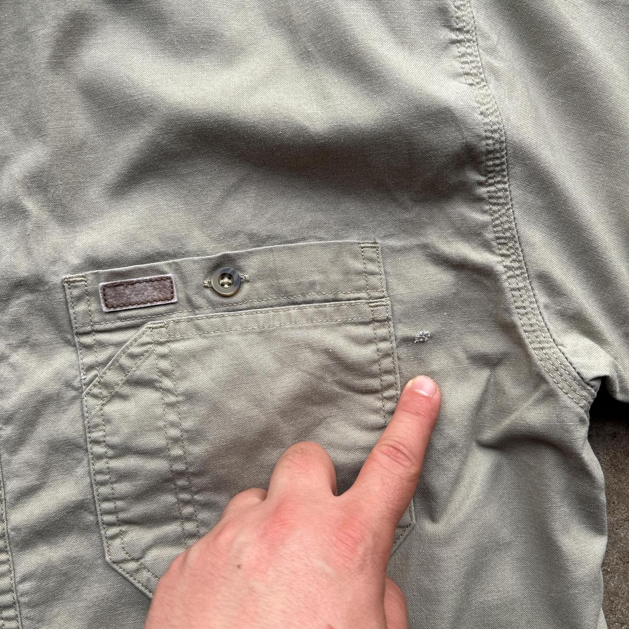 Tan Carhartt Short-Sleeved Shirt - L