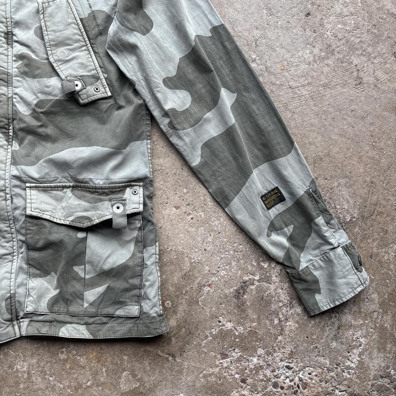 Grey Camo G-Star Raw Utility Jacket - M