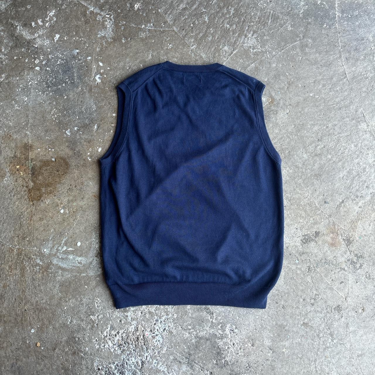 Navy Chaps Knitted Vest