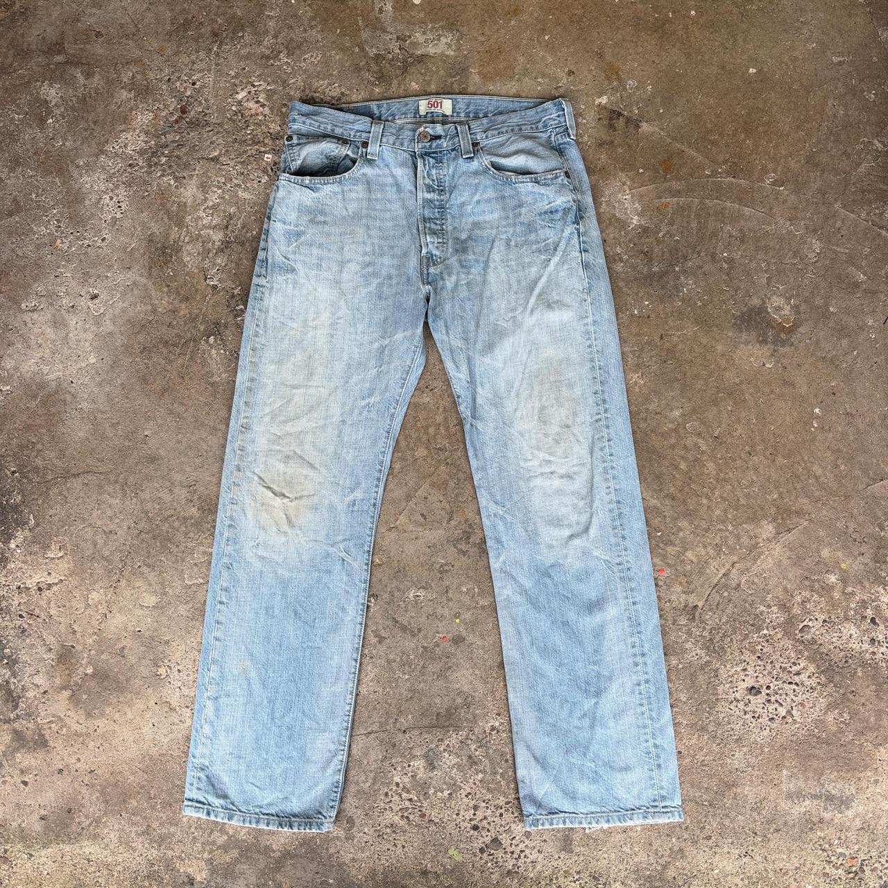 Light blue Levi's 501 jeans