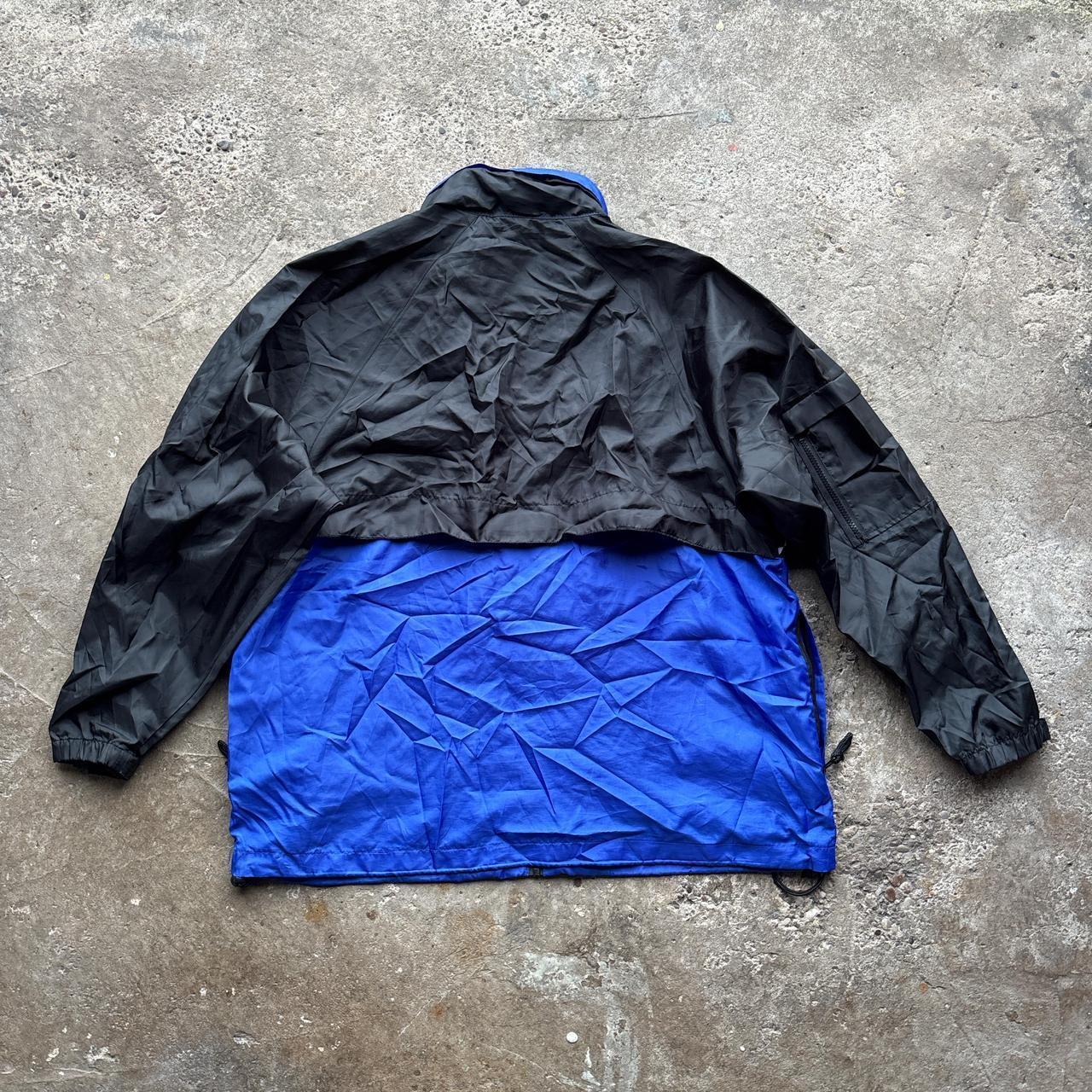 Snap-on Racing windbreaker jacket in black and blue