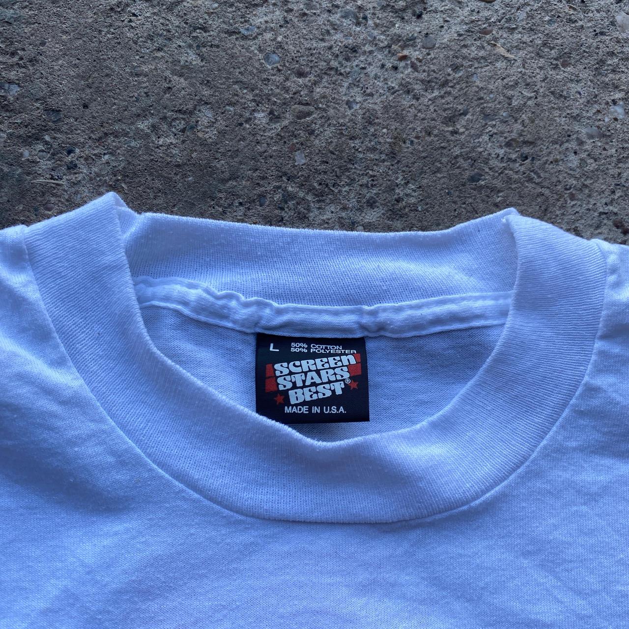 90s White Party single stitch tee - L
