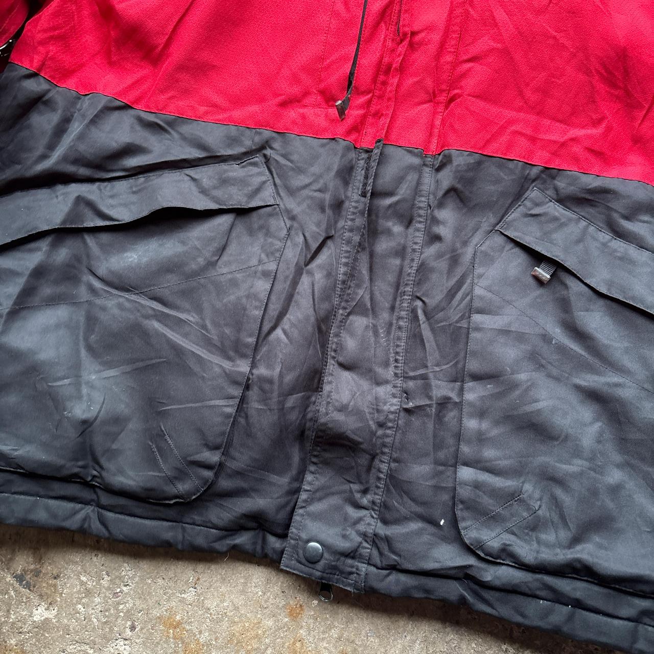 Black and Red Starter puffer jacket