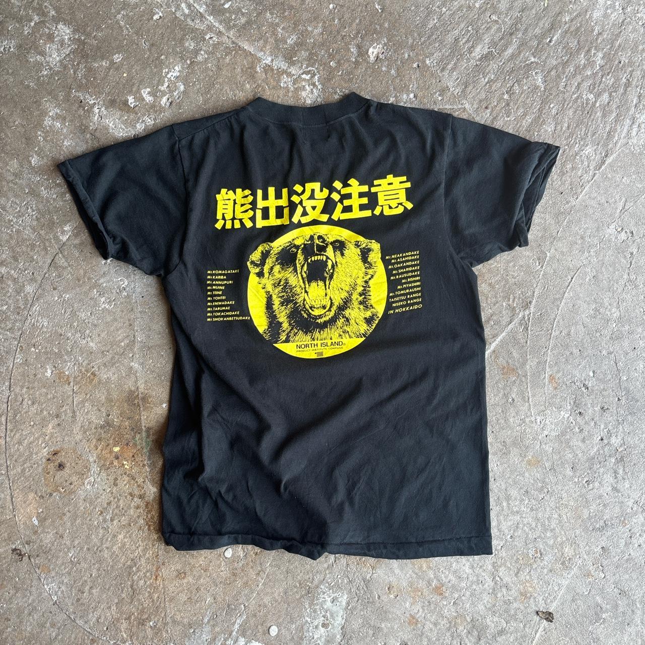 Black Compass single stitch tee