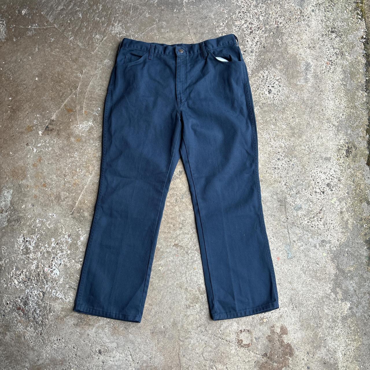 Navy Cotton/Polyester Dickies Trousers