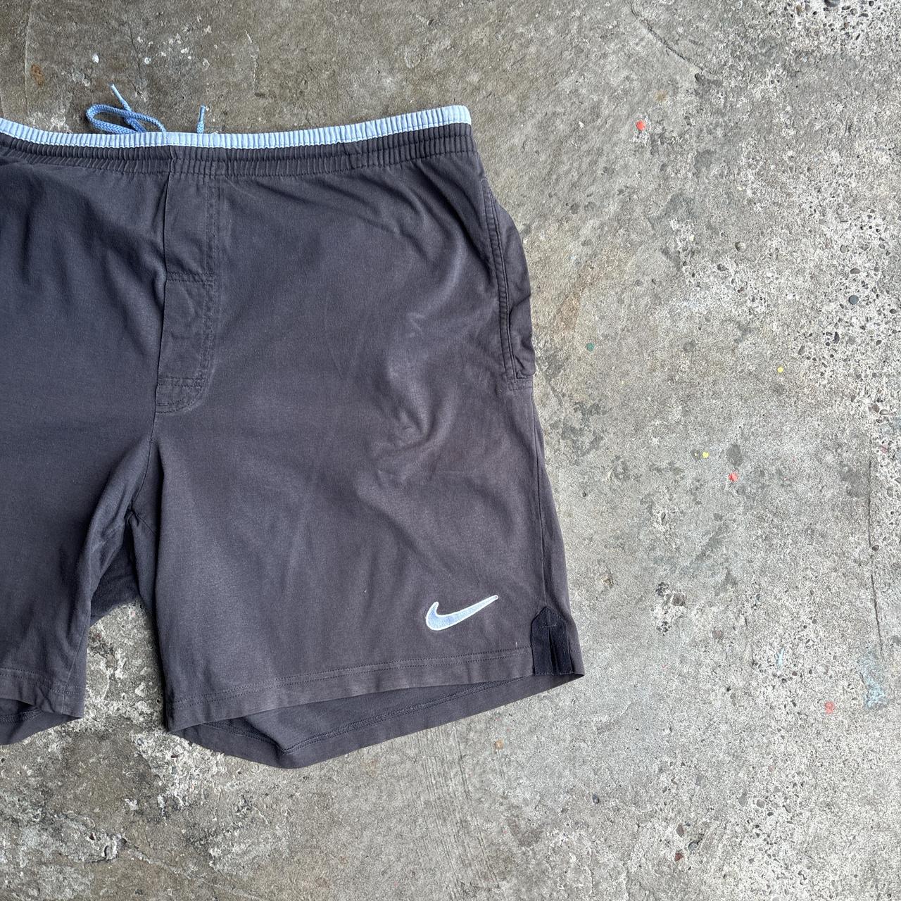 Grey Nike Tracksuit Shorts