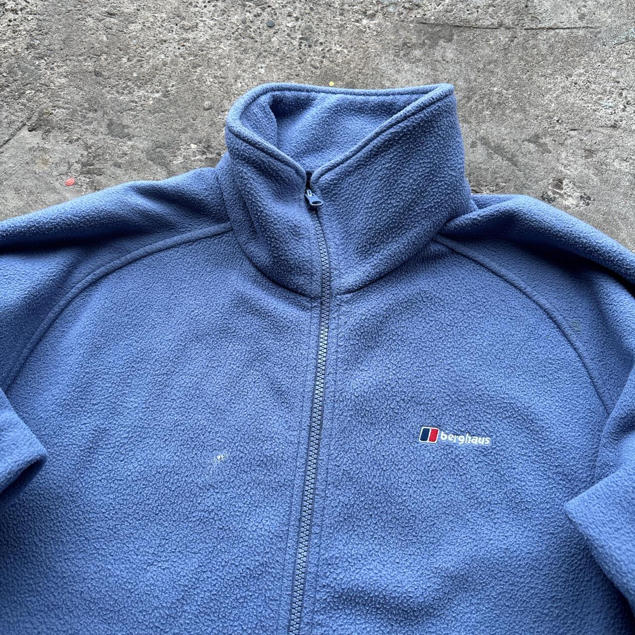 Blue Berghaus zip-up fleece