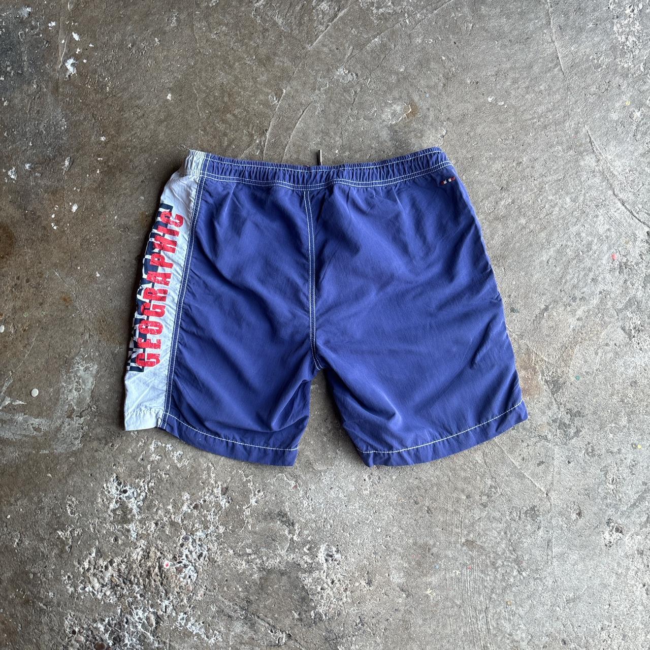 Purple & White Napapirjri Swim Shorts
