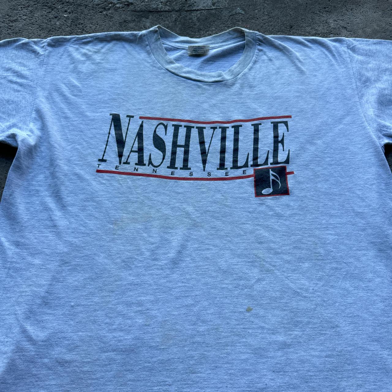 Grey Nashville graphic tee