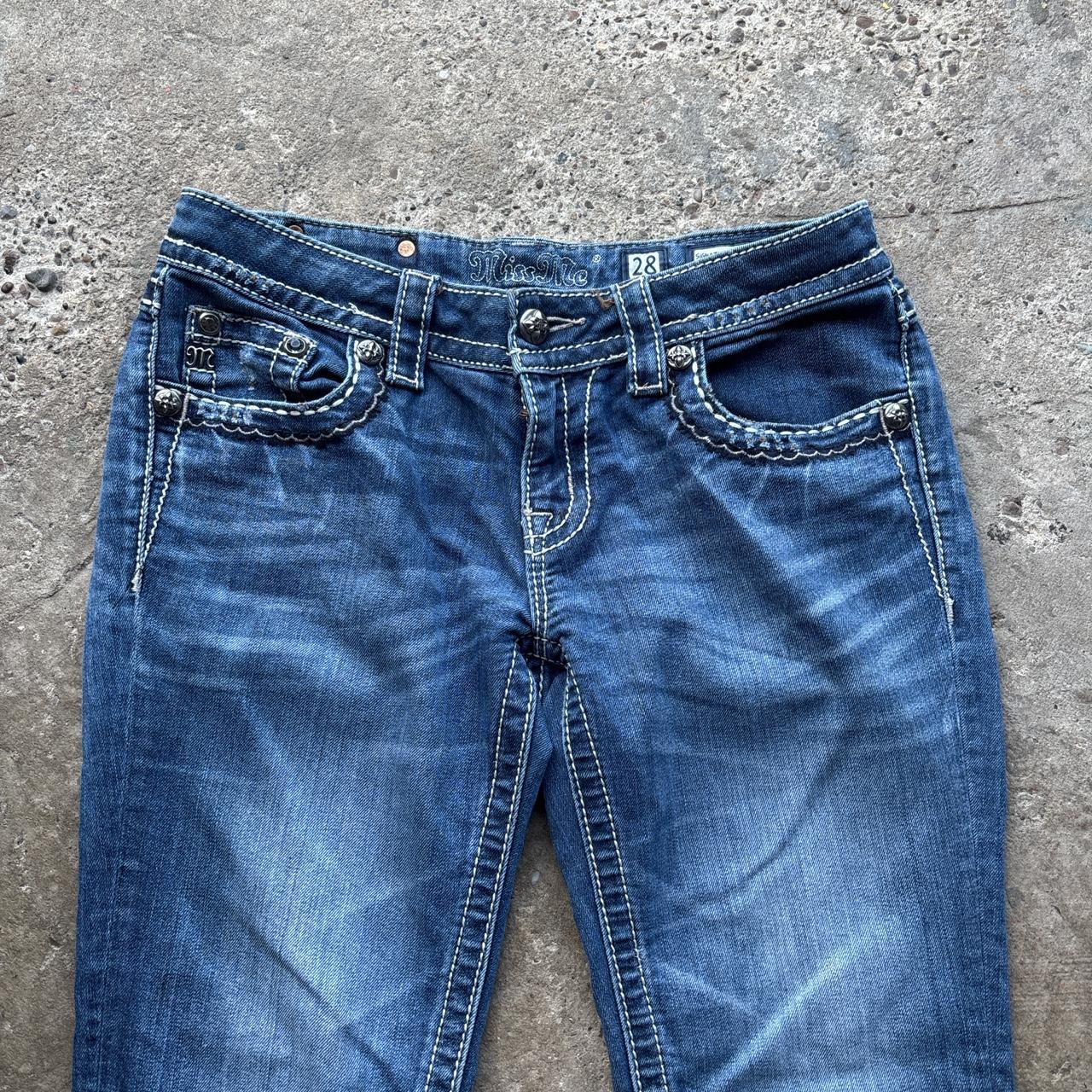 Y2K Blue denim Miss Me Jeans