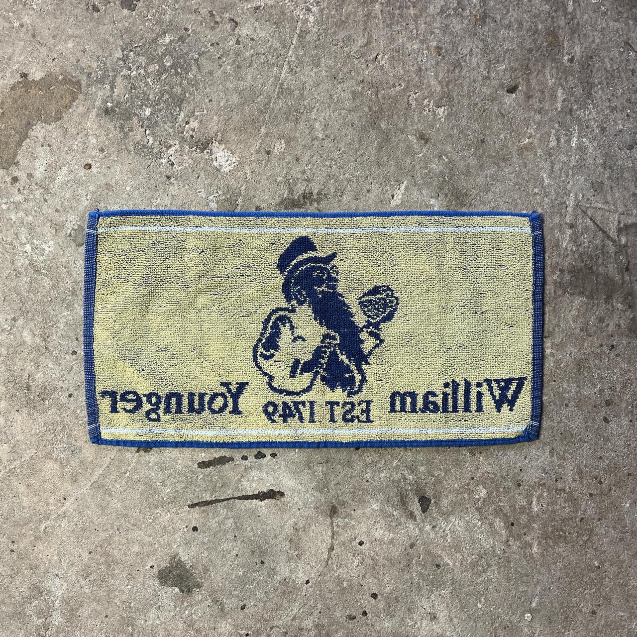 90s cotton ‘William Younger’ beer towel