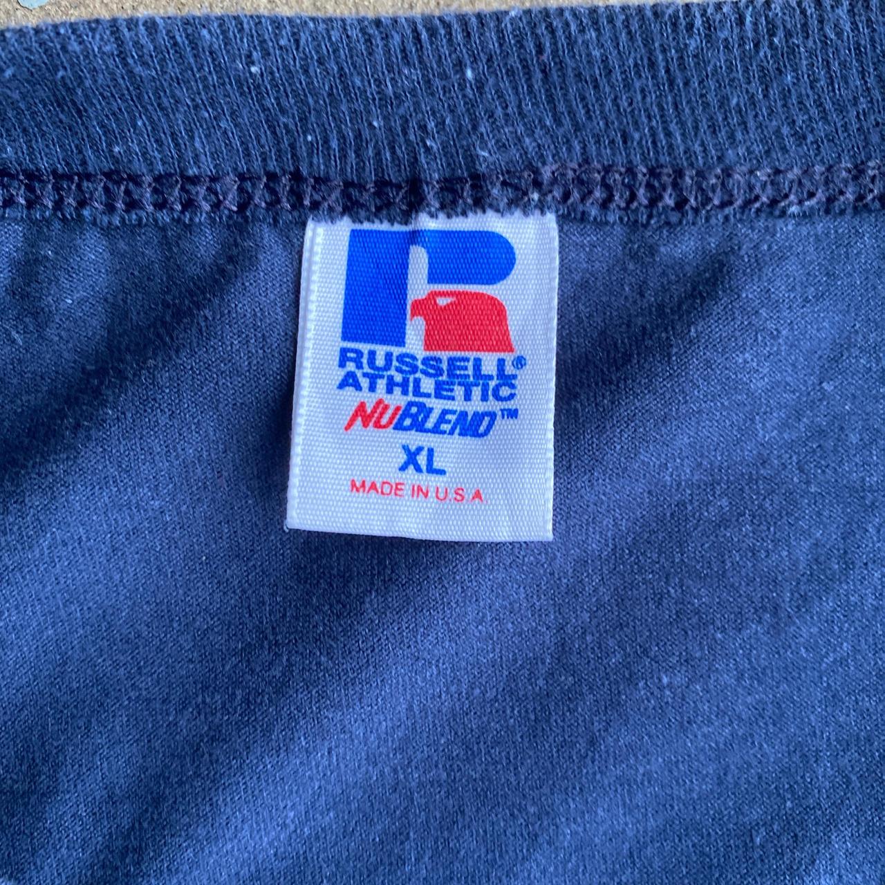 Vintage ā99 Navy Cleveland Indians Graphic T-Shirt - XL