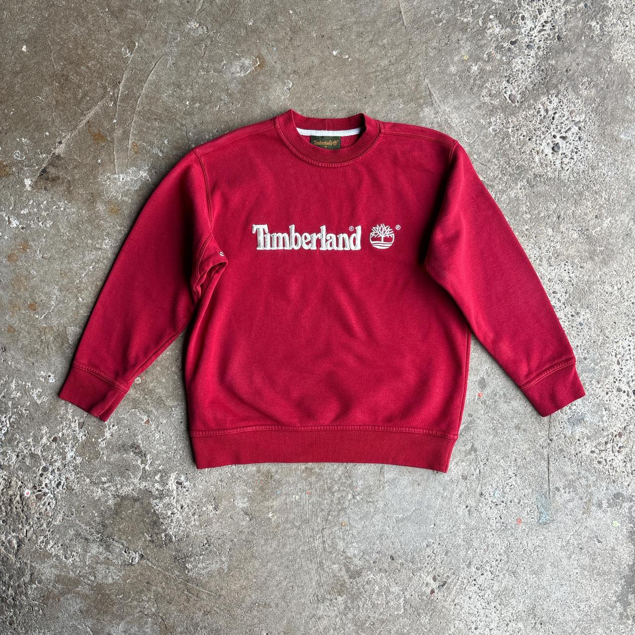 Red Timberland Embroidered Sweatshirt - 10years (kids)